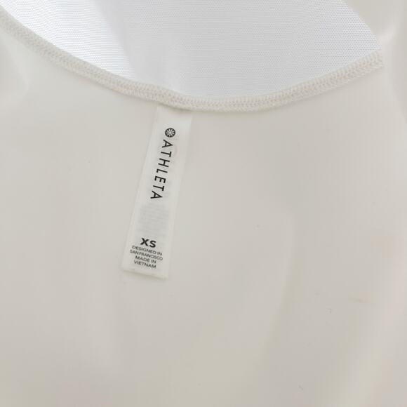 Athleta XSmall White Match Point Dress in SuperSonic Tennis Athletic Mesh Back - Picture 10 of 15